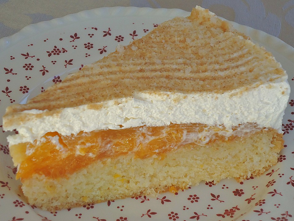 Mandarinen – Sahne – Schnitten