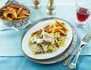 Filderkraut mit Schupfnudeln