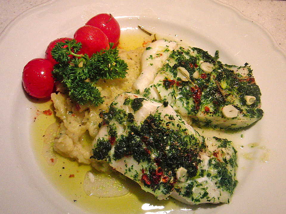 Fisch in Petersilie