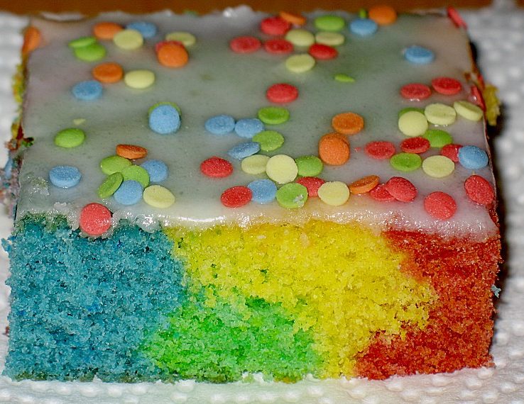 Bunter Papageienkuchen