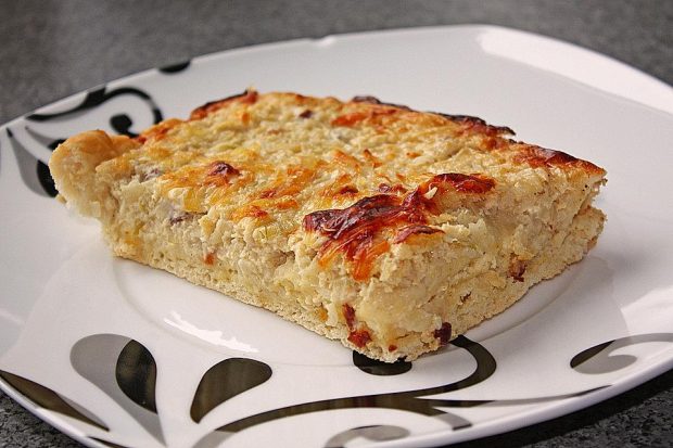 Einfacher Zwiebelkuchen