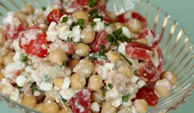 Kichererbsen-Thunfisch-Salat